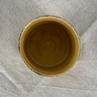 ANTIQUE FRENCH GLAZED CONFITURE (JAM) POT