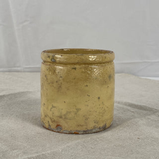 ANTIQUE FRENCH GLAZED CONFITURE (JAM) POT