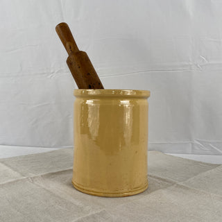 ANTIQUE FRENCH GLAZED LARGE 19TH CENTURY PRESERVING POT