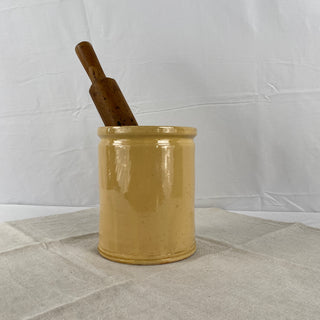 ANTIQUE FRENCH GLAZED LARGE 19TH CENTURY PRESERVING POT