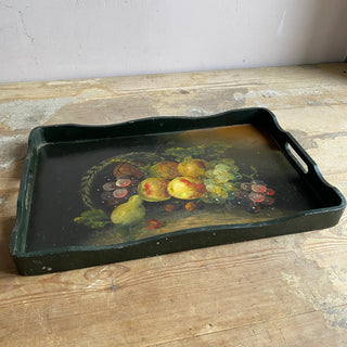 Hand Painted French Wooden Tray
