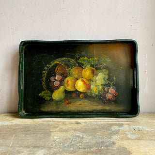 Hand Painted French Wooden Tray