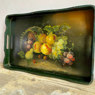 Hand Painted French Wooden Tray