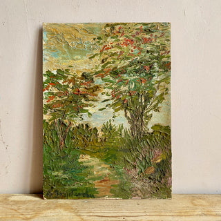 Oil On Board Depicting Country Scene