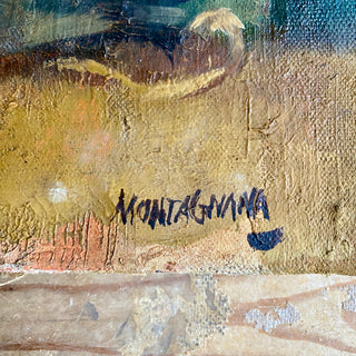 Antique Wood-Pigeon Oil On Canvas