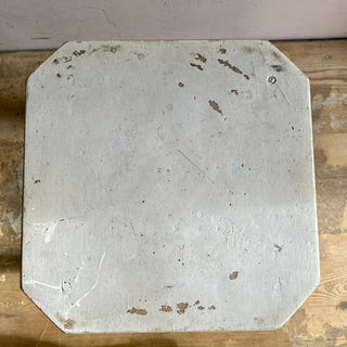 Vintage French White Stool
