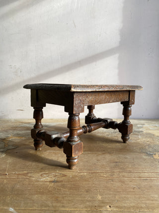 Vintage French Ornate Foot Stool Display Stand