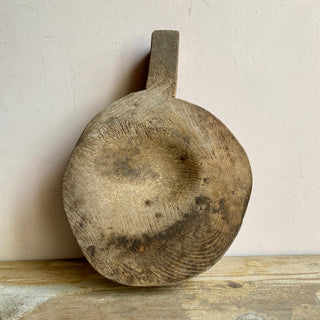 Antique French Very Thick Wooden Chopping Board