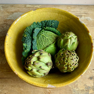 Antique Yellow Tian Bowl