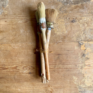 Trio of Vintage French Paint Brushes