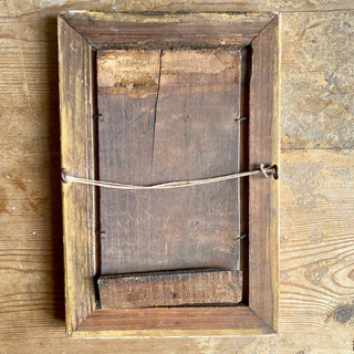 Framed Oil On Wooden Board Depicting Country Scene