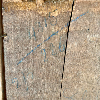 Framed Oil On Wooden Board Depicting Country Scene