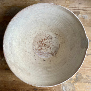 Antique Pale Yellow Tian Bowl - Very Large