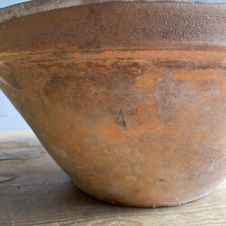 Antique Pale Yellow Tian Bowl - Very Large