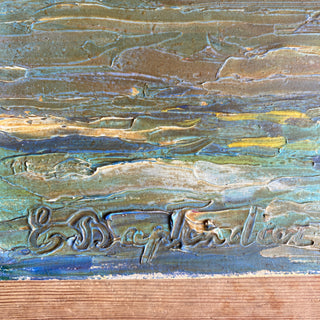 Oil On Board Depicting Lake Scene