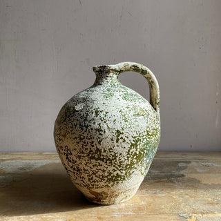 Antique French Green Oil Jug