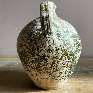 Antique French Green Oil Jug