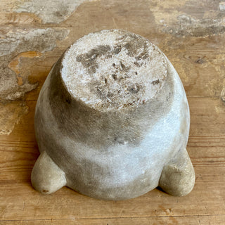 Antique French Large Marble Mortar & Pestle