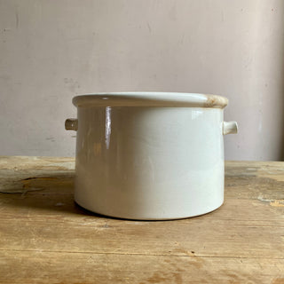 ANTIQUE FRENCH GLAZED LARGE 19TH CENTURY PRESERVING POT