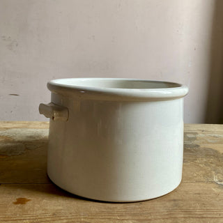 ANTIQUE FRENCH GLAZED LARGE 19TH CENTURY PRESERVING POT