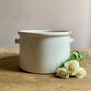 ANTIQUE FRENCH GLAZED LARGE 19TH CENTURY PRESERVING POT