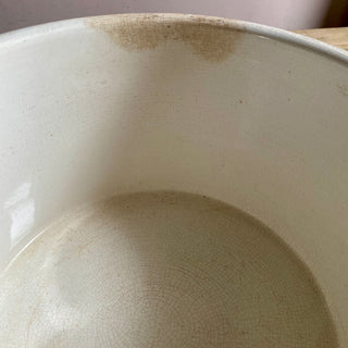 ANTIQUE FRENCH GLAZED LARGE 19TH CENTURY PRESERVING POT