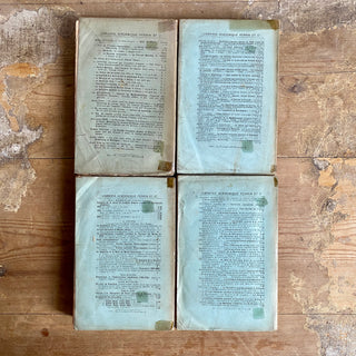 Set Of Four Antique French Books - Dating From 1904 to 1908