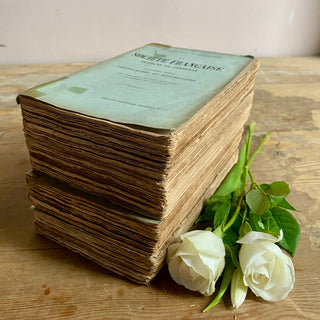 Set Of Four Antique French Books - Dating From 1904 to 1908