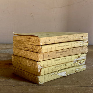 Set Of Six Antique French Books from 1860 & 1861