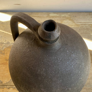 Antique French Brown Oil Jug