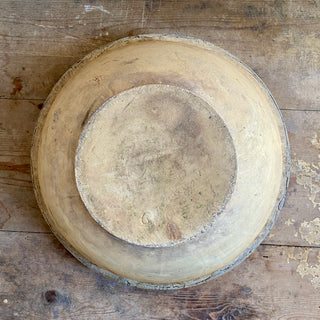 Vintage French Stoneware Mixing Bowl - Very Large