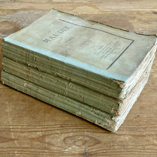 Set Of Three Antique French Books from 1864