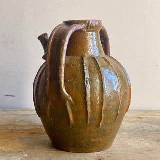18th Century French Walnut Oil Jug