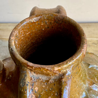 18th Century French Walnut Oil Jug