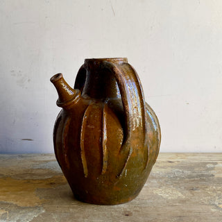 18th Century French Walnut Oil Jug