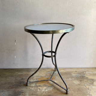Antique French Marble Topped Bistro Table