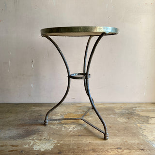 Antique French Marble Topped Bistro Table