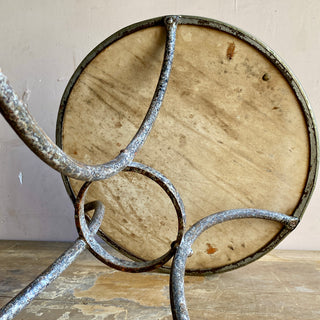 Antique French Marble Topped Bistro Table