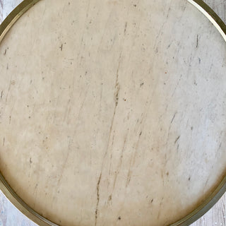Antique French Marble Topped Bistro Table