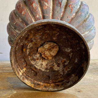 Pair Of Early 20th Century French Cast Iron Medici Urns