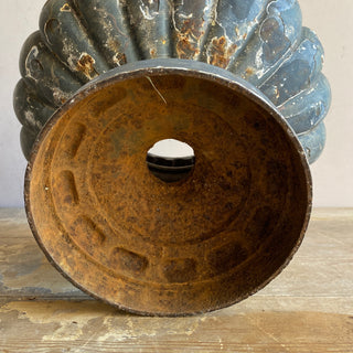 Pair Of Early 20th Century French Cast Iron Medici Urns