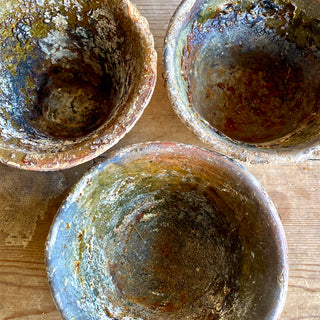 Trio Of Handmade Resin Pots