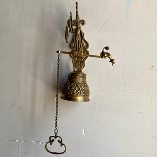 Antique French Monastery Brass Doorbell