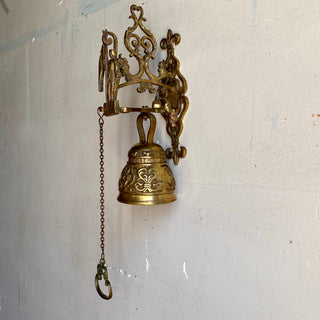Antique French Monastery Brass Doorbell