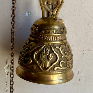 Antique French Monastery Brass Doorbell