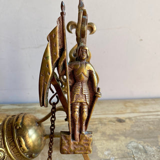 Antique French Monastery Brass Doorbell
