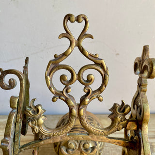 Antique French Monastery Brass Doorbell