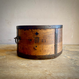 Antique French Grain Bin From 1857