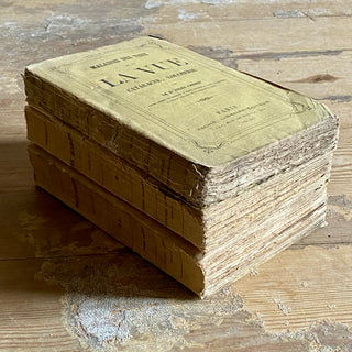 Trio of Antique French Books - From mid 1800's