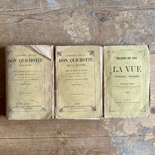 Trio of Antique French Books - From mid 1800's